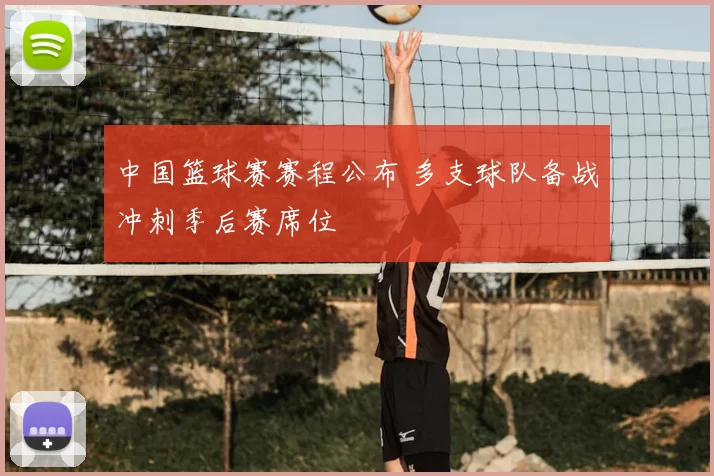 中国篮球赛赛程公布 多支球队备战冲刺季后赛席位
